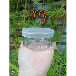 Combo 20 hủ nhựa trong đựng kem loại thấp