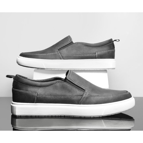 Giày Slip On Nam Da Bò Cao Cấp