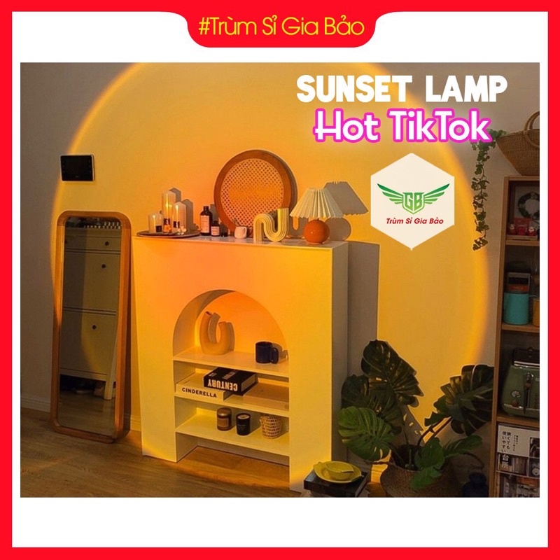 Đèn hoàng hôn sunset 16 màu có điều khiển , đèn cầu vồng sống ảo quay phim , tiktok , live tream.