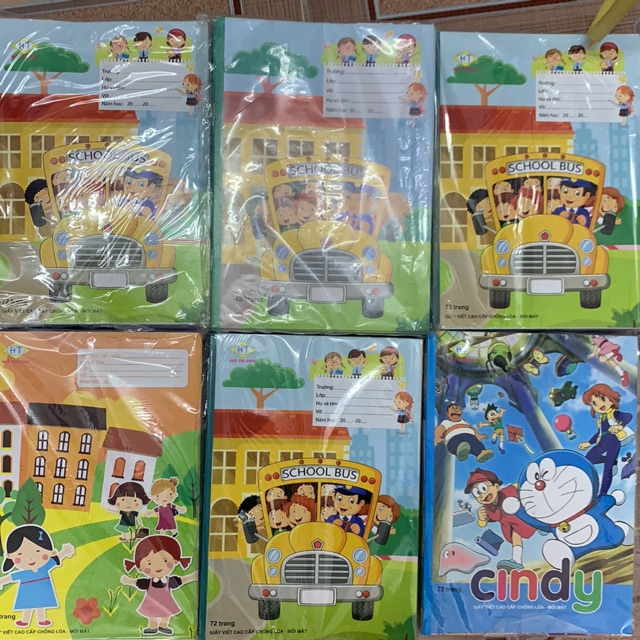 Vở ô li 4 li