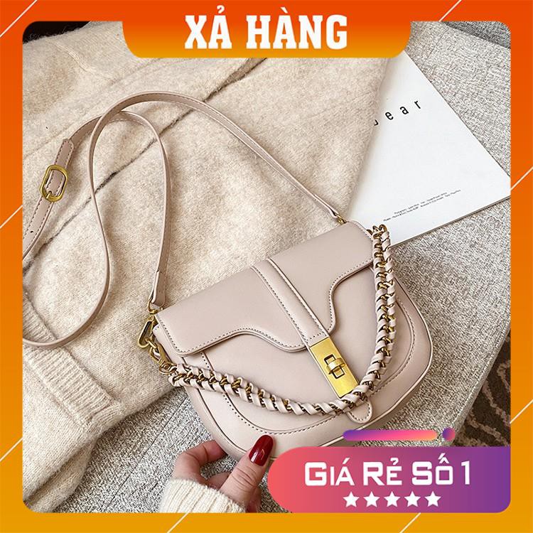 Túi Kẹp Nách Nữ ❤️Freeship ❤️ Túi Kẹp Nách Bán Nguyệt Chất Da Đẹp Tặng Kèm Dây Đeo Chéo Size 21