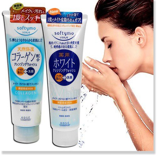 [Mã giảm giá mỹ phẩm chính hãng] Sữa Rửa Mặt Kose Softlymo Nhật Bản