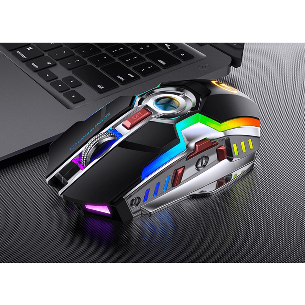 CHUỘT GAMING KHÔNG DÂY YINDIAO A5 LED RGB CHÍNH HÃNG