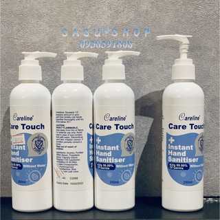Gel rửa tay khô diệt khuẩn Careline Care Touch Instant Hand Sanitiser 250ml