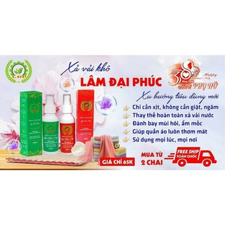 XẢ VẢI KHÔ LÂM ĐẠI PHÚC LỌ 100ML