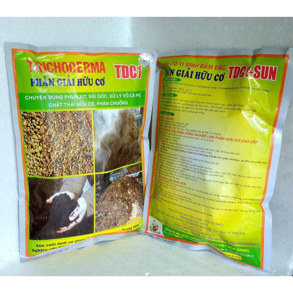 Phân giải hữu cơ trechoderma 1kg
