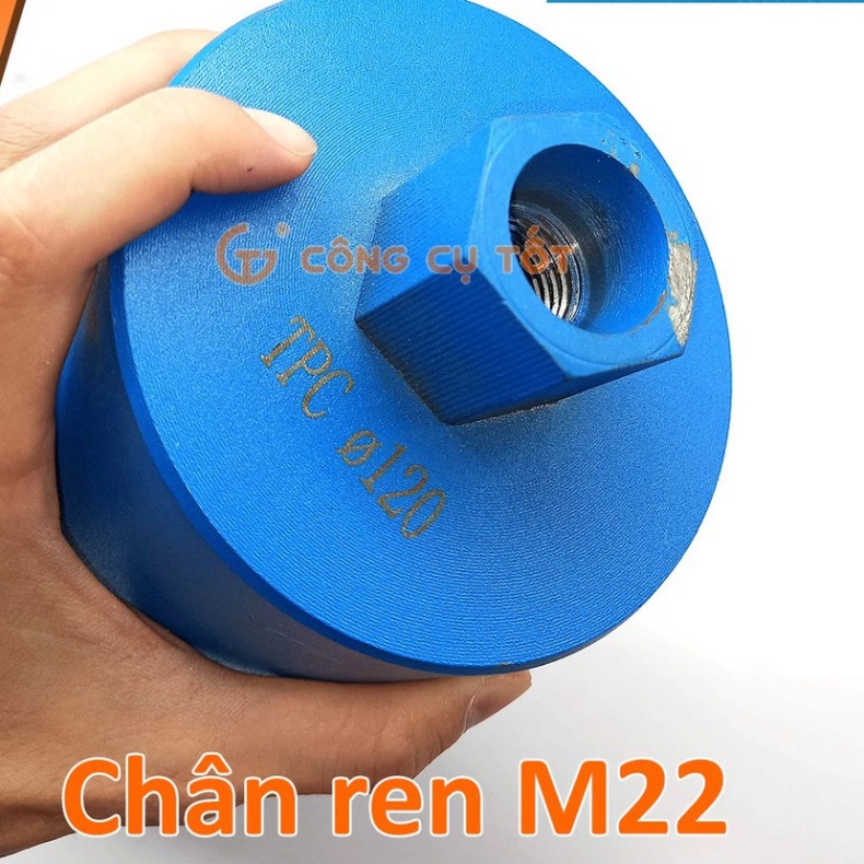 Mũi khoét tường ướt kim cương mạ điện Ø120 x 350mm