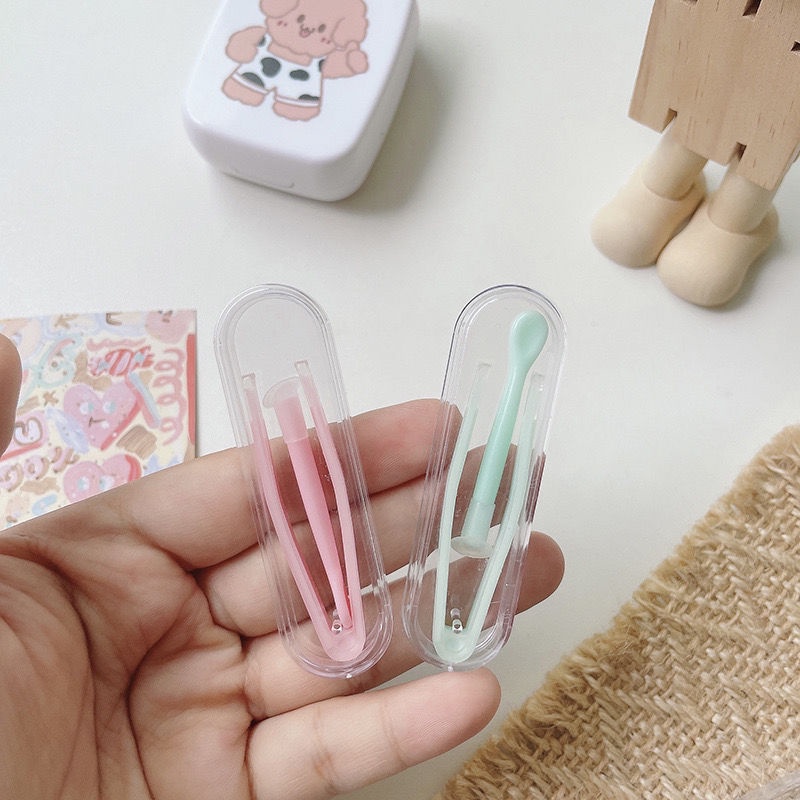 Bộ dụng cụ đeo kính áp tròng COLORHUNTER nhỏ gọn tiện lợi khi du lịch