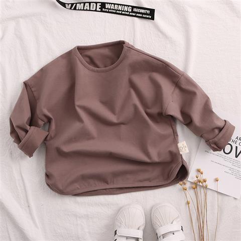 Áo thun dài tay cổ tròn 100 kiểu dáng độc đáo thời trang mùa thu cho bé