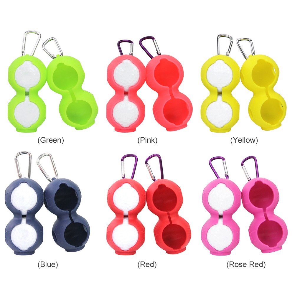 Vỏ bọc silicon mềm bảo vệ bóng golf kèm móc treo tiện dụng