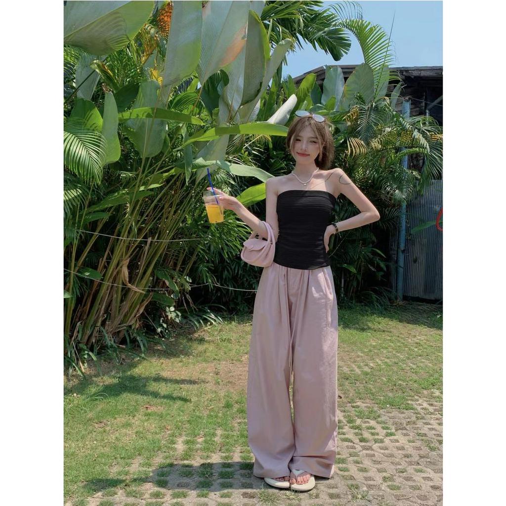 Áo Sweater Sát Nách Dáng Ôm Thiết Kế Quyến Rũ Cho Nữ