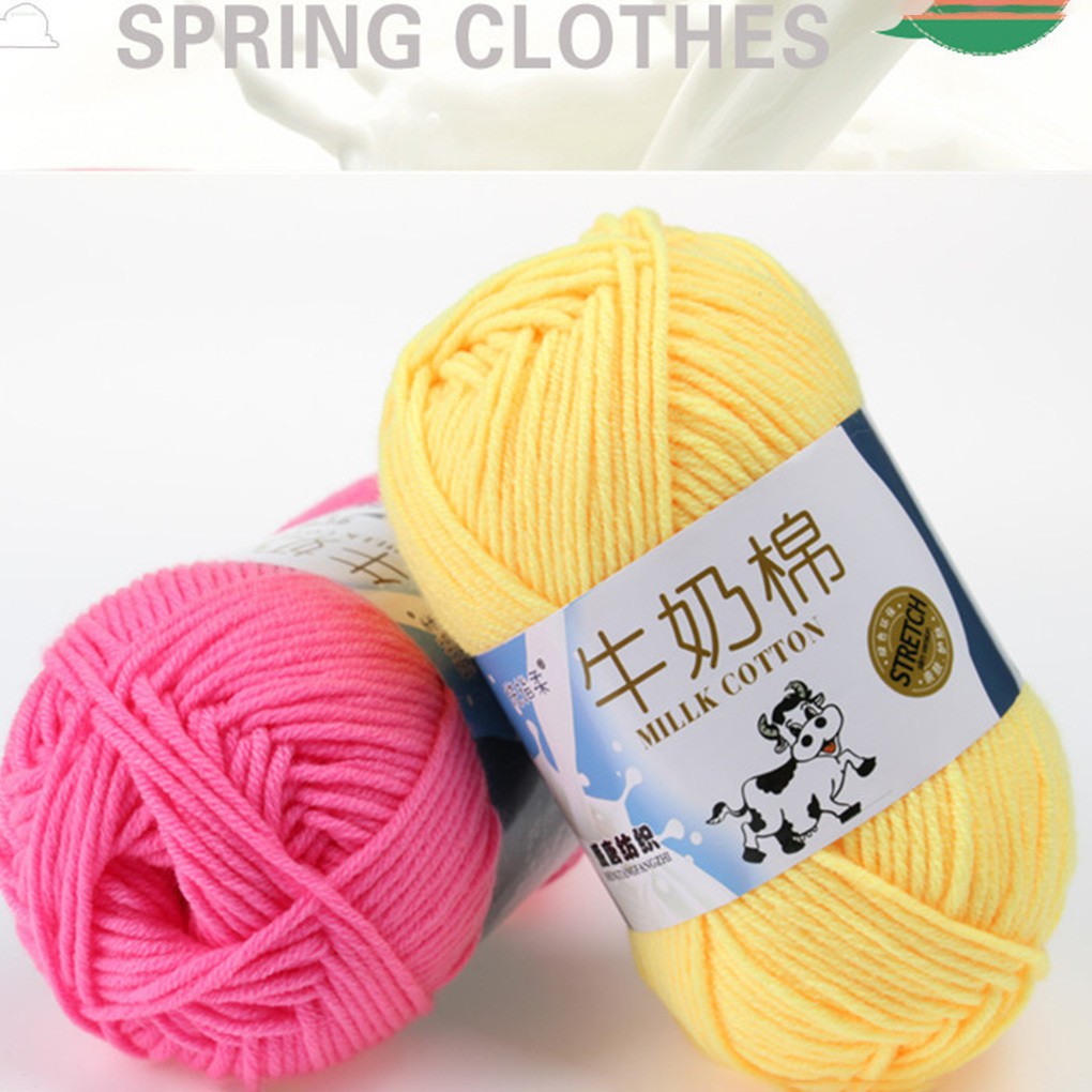 Phụ kiện dây cotton để đan len cho trẻ em chơi tiện dụng