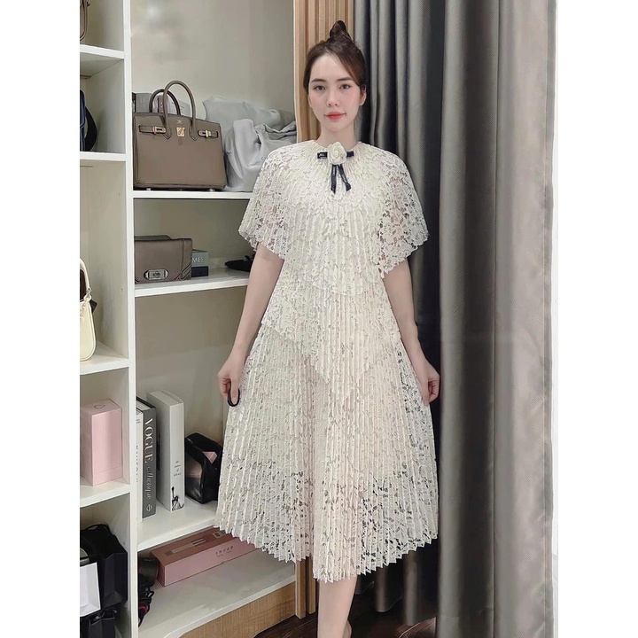 Đầm Ren Dập Ly Siêu Xinh