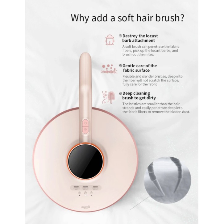 Máy bụi bụi giường nệm loại bỏ Mite cầm tay (Sạc pin) Deerma CM2100 | BigBuy360 - bigbuy360.vn