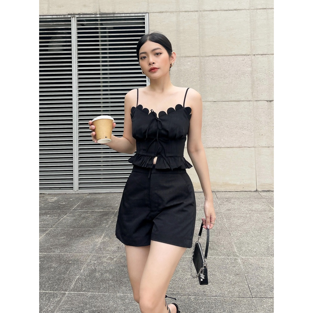 Quần short trơn phối set , Peace House Clothing