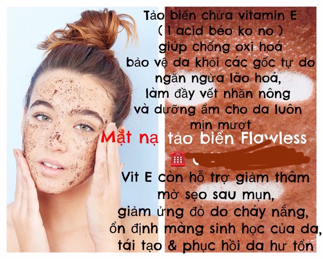 Set Mặt nạ hạt tảo Biển Flawless