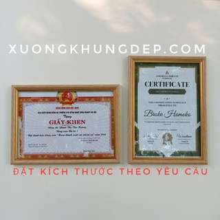 Sỉ 10 Khung A4  21x30 Mặt Mika