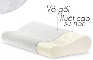 Gối dáng cong Memory foam lock&lock