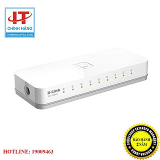 Thiết bị chuyển mạch DLink DES-1008C (BẢO HÀNH 2 NĂM - 1 ĐỔI 1)