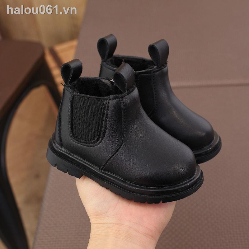 Giày Boot Martin Đế Mềm Cho Bé Trai Từ 1-2 Tuổi