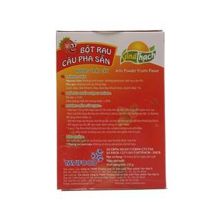 Bột rau câu Vina Thạch dâu 132g