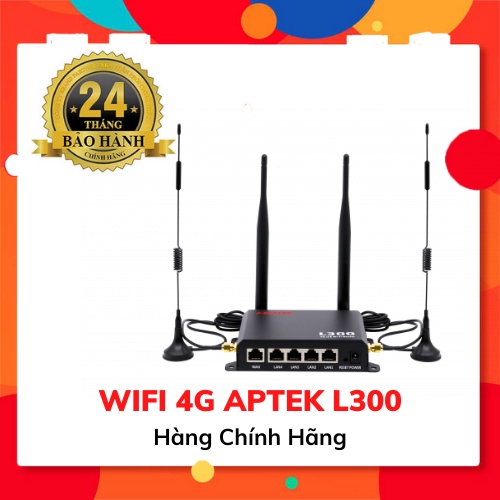 Bộ phát Wifi 4G APTEK L300 - Hàng Chính Hãng
