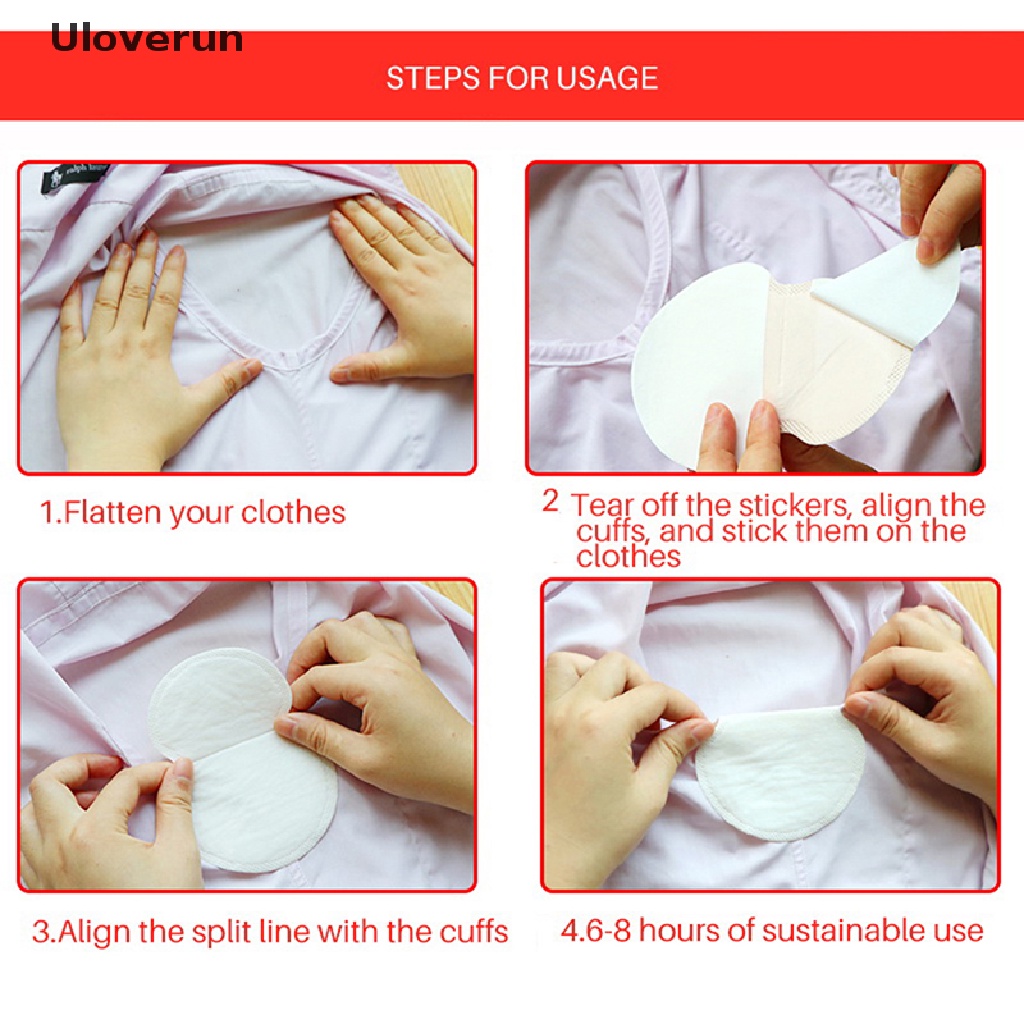 Set 40 Miếng Dán Thấm Hút Mồ Hôi Nách Có Thể Tái Sử Dụng Dành Cho Nữ