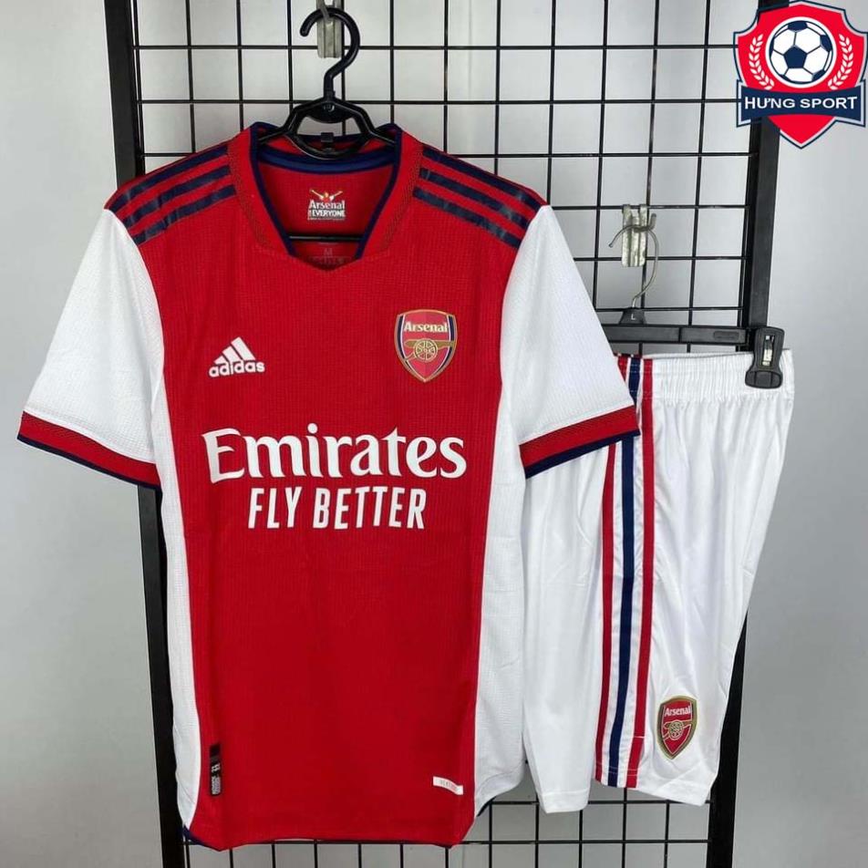 Áo Bóng Đá, Áo Đá Banh CLB Arsenal Sân Nhà 2021,Chuẩn Mẫu Thi Đấu Quốc Tế,Vải Polyester Thái Gai Lưới ⚡