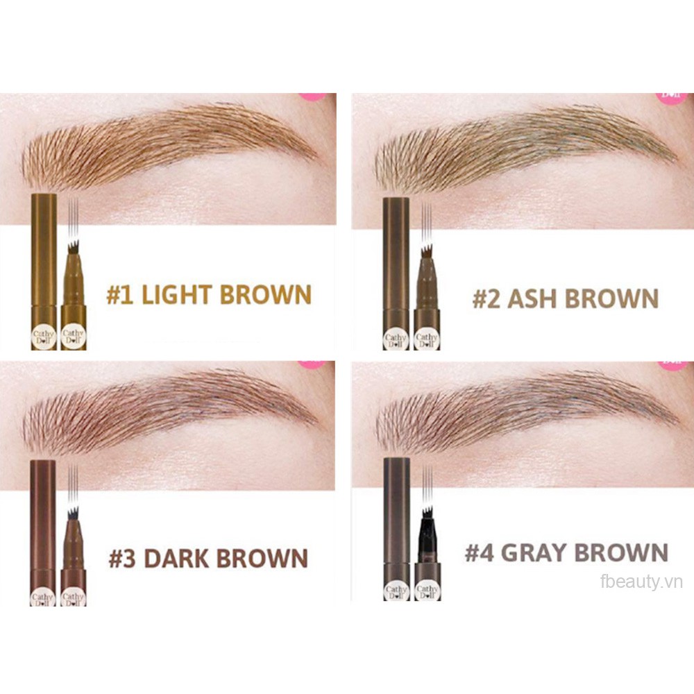 Bút vẽ chân mày Cathy Doll Real Brow 4D Tint 2G