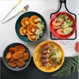 DĨA TRÒN SÂU LÒNG ĐƠN SẮC 21 CM