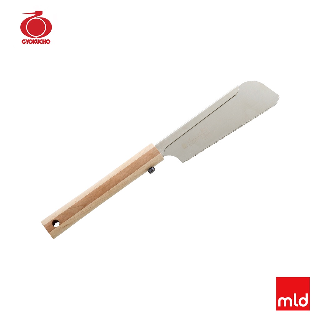 Cưa cầm tay cán gỗ thịt Gyokucho, Series Tronc 180mm USUBA, Mã: VK003 [MADE IN JAPAN]