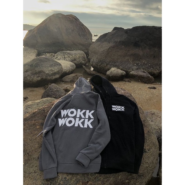 Hoodie dây kéo wokk