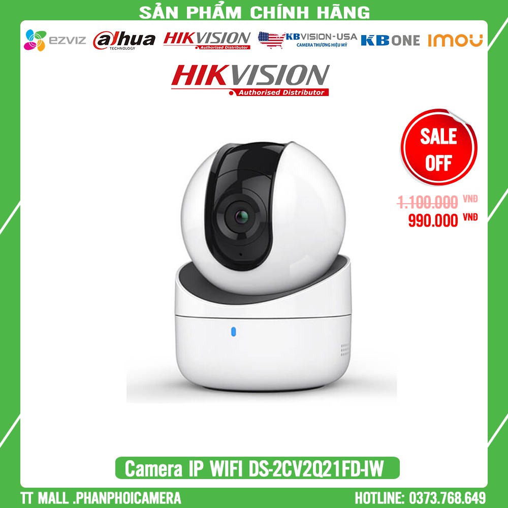 [Giá Rẻ Nhất] Camera IP Wifi Hikvision DS-2CV2Q21FD-IW 2MP Quay Quét - Bảo Hành 2 Năm