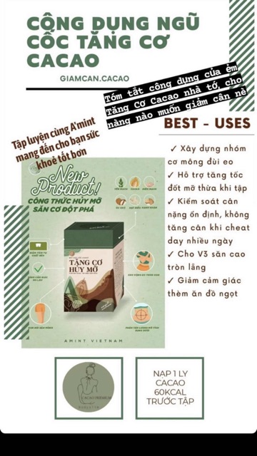 Amint cacao tăng vòng 1 + tăng vòng 3 tặng bài tập và quà siêu xinh