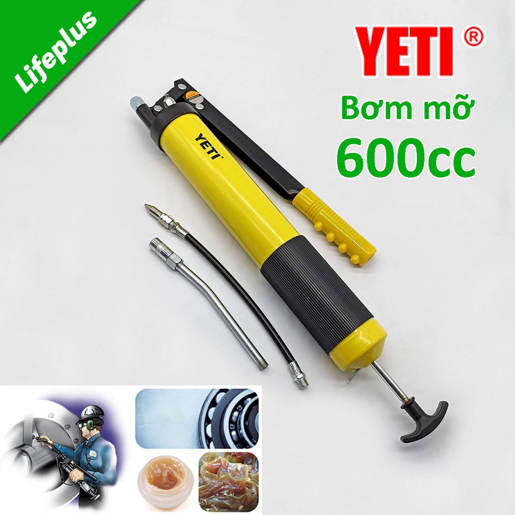 Bơm mỡ Yeti dung tích 600CC