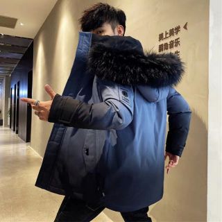 Khoác phao mũ lông màu loang siêu đẹp kèm ảnh thật