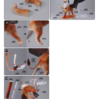 Mô hình giấy Động Vật ĐIỂU SƯ