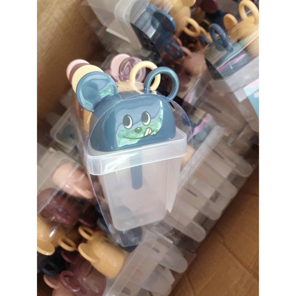 Khuôn Làm Kem 4 que - Nhập Khẩu trực tiếp từ Nhật Bản, nhựa An Toàn 100% cho Bé