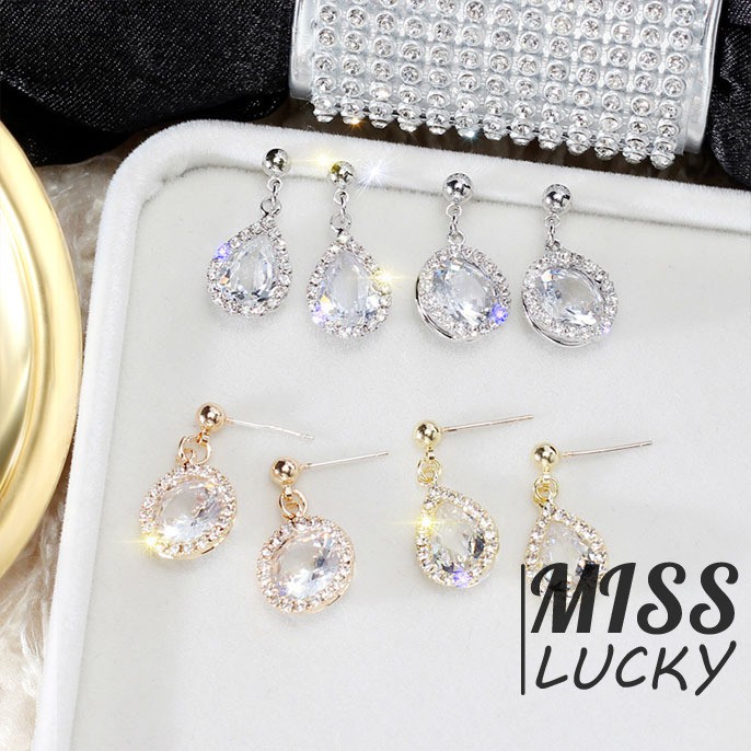 Khuyên tai nữ kiểu dáng thời trang phong cách Hàn Quốc