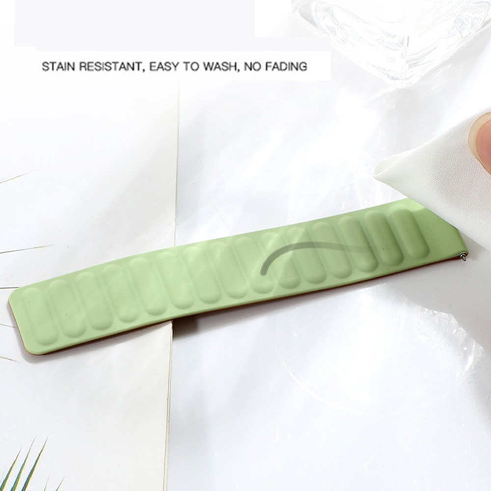 Dây Đeo Silicon Khóa Nam Châm 20Mm 22mm Cho Đồng Hồ Thông Minh Galaxy Watch4 3 Gear S3 S2 Active2 46mm 42mm Huawei Watch 3 Pro