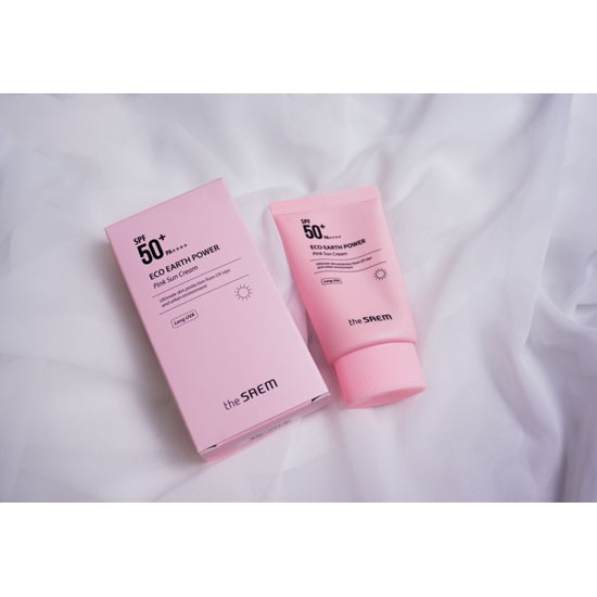 KEM CHỐNG NẮNG THESAEM ECO EARTH POWER PINK SUN CREAM