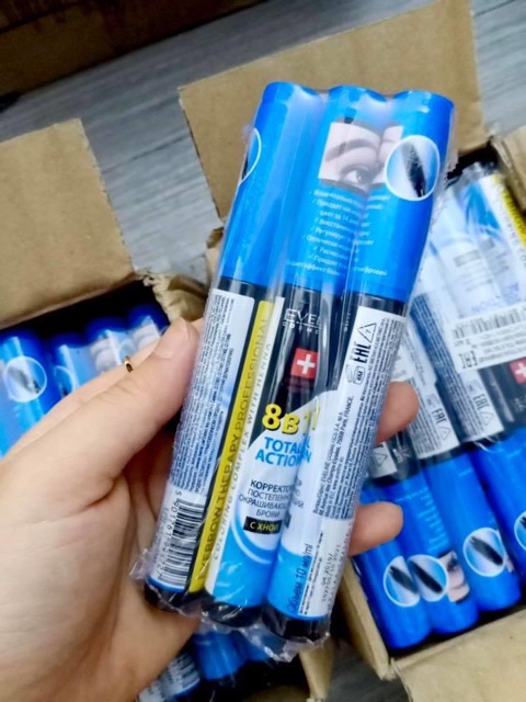 Dưỡng Mày Eveline 8 in 1 Total Action 10ml Nga | BigBuy360 - bigbuy360.vn