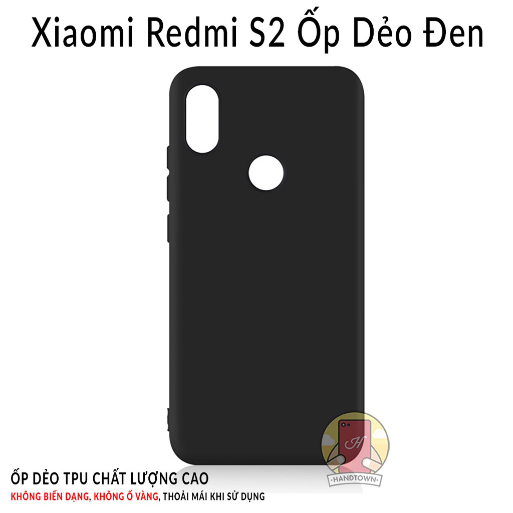 Ốp lưng Xiaomi Redmi S2 silicone cao cấp dẻo nhám chống trầy