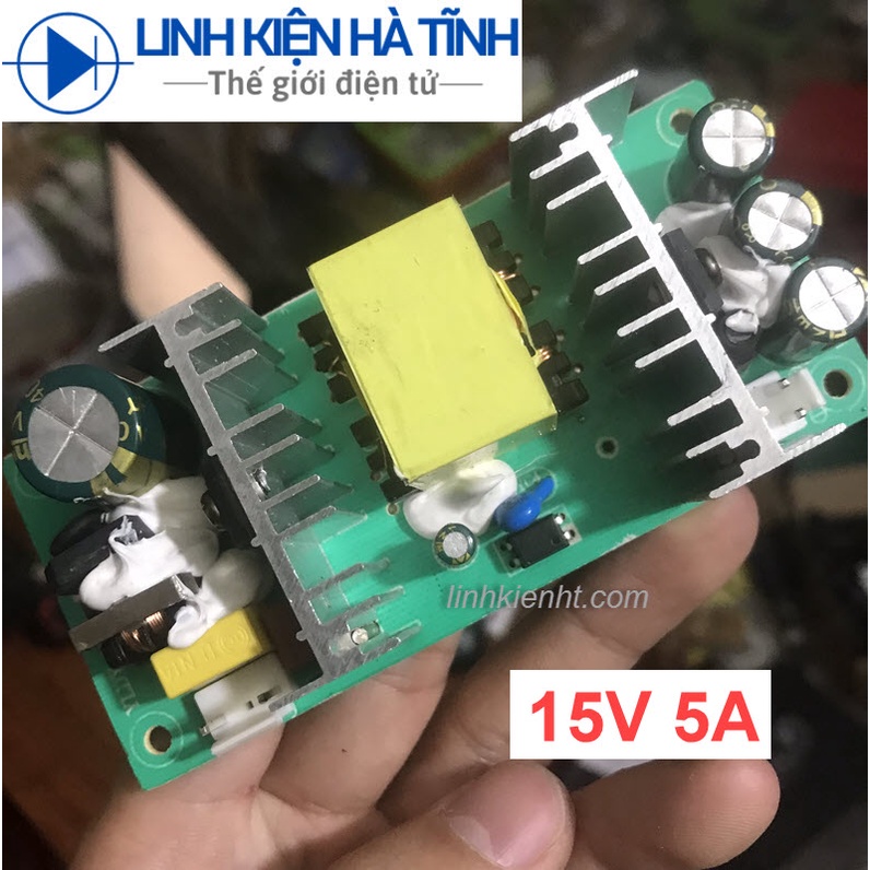 Mạch nguồn zin Loa Kéo 15V 5A nguồn 15V5A nguồn loa kéo hoàn toàn mới