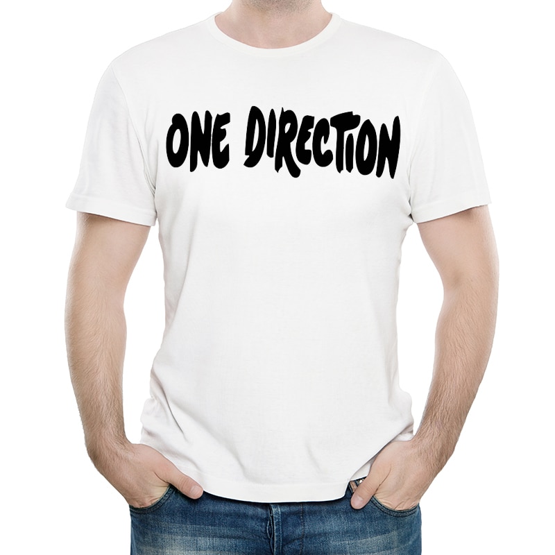 Áo Thun Ngắn Tay In Logo One Direction Thời Trang Dành Cho Nam