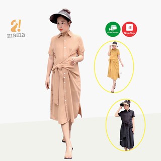 Đầm bầu / váy bầu / đầm bầu đẹp dự tiệc công sở / váy bầu suông đẹp 2MAMA V12