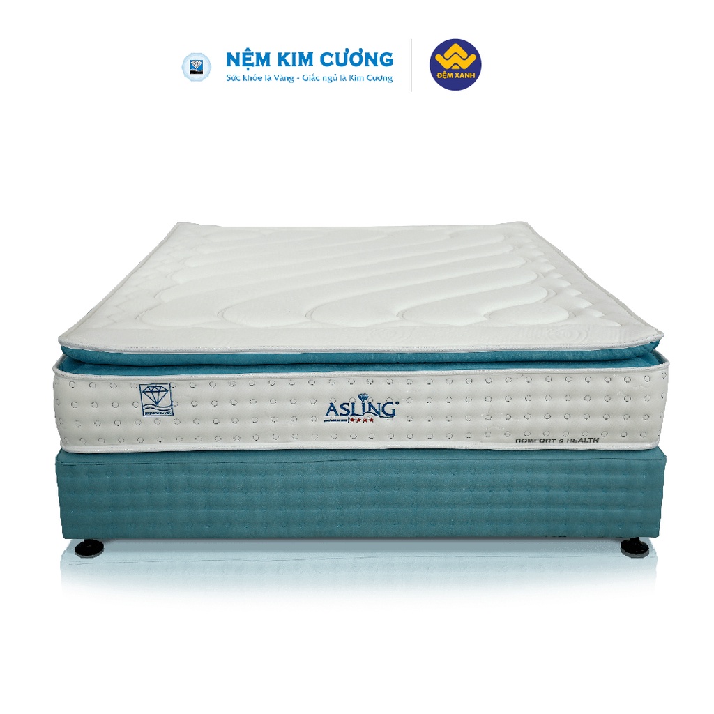 Đệm lò xo Kim Cương AsLing 4 sao