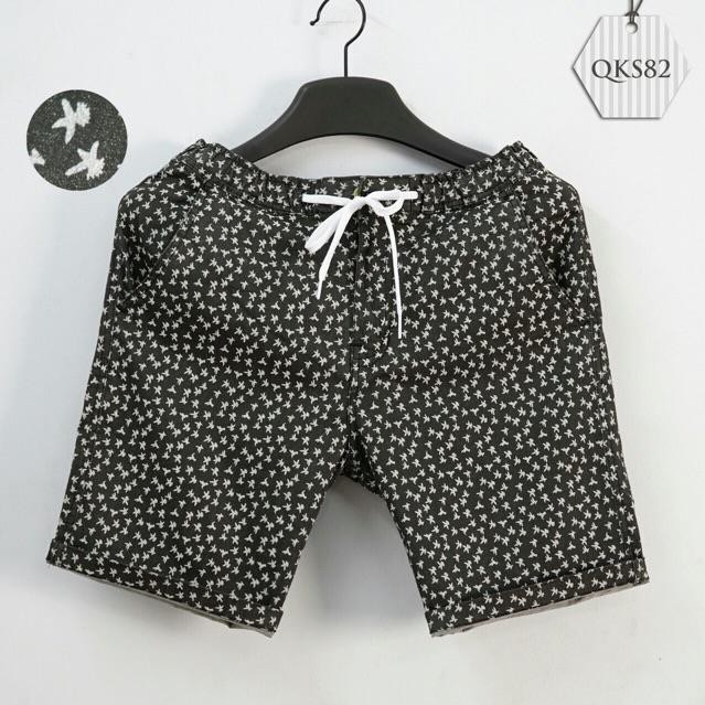 QUẦN SHORT NAM HOẠ TIẾT  LƯNG THUN