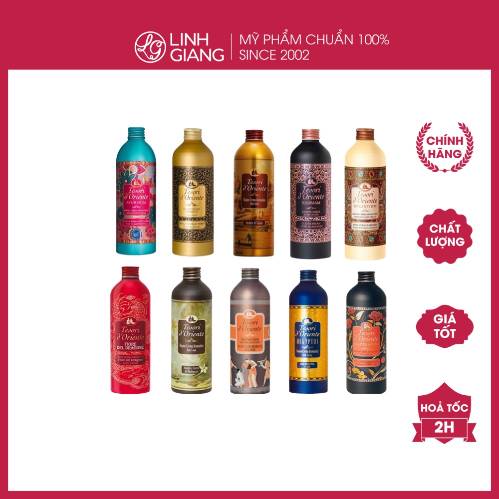 Sữa nước hoa cao cấp Tesori Thảo Mộc 500ml cung cấp độ ẩm, cân bằng độ pH, lưu hương 8 tiếng Linh Giang chính hãng | BigBuy360 - bigbuy360.vn