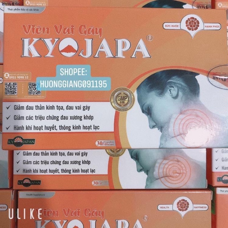 Viên vai gáy KYOJAPA hộp 30 viên
